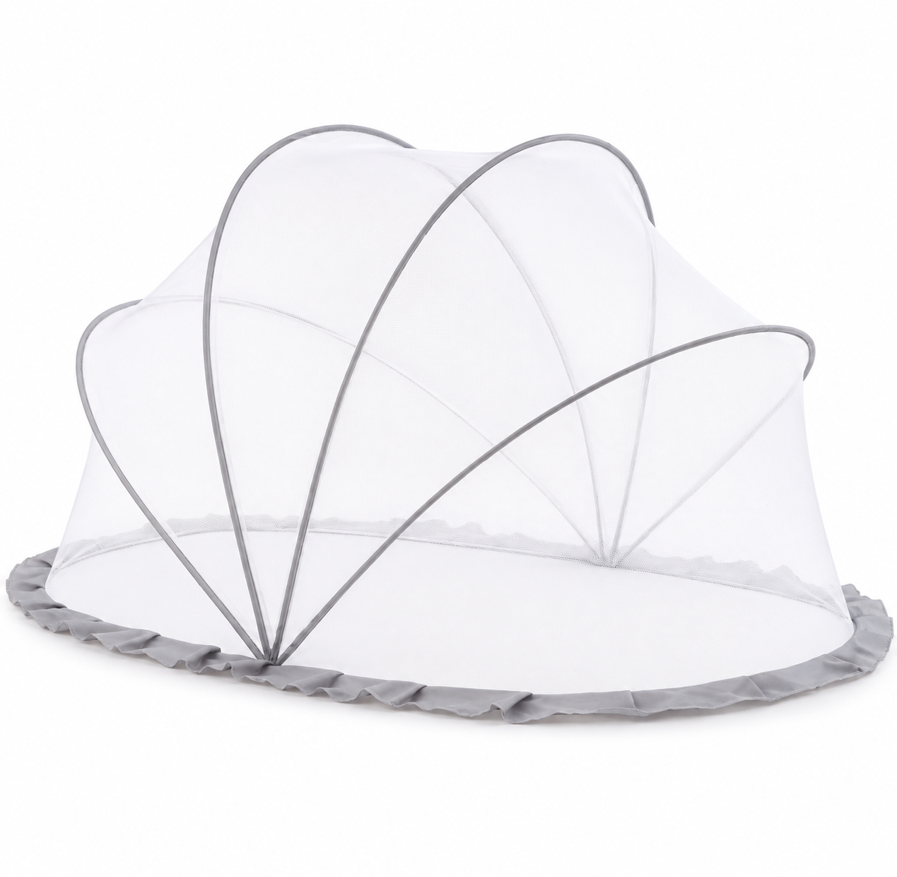 Foldable Pop-Up Baby Mosquito Net Tent | Portable Crib Canopy with Sun Protection