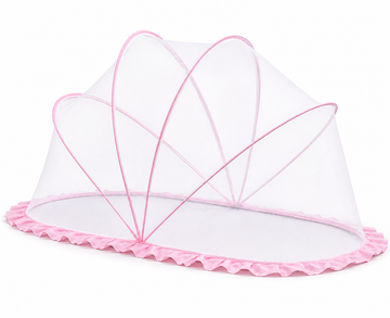 Foldable Pop-Up Baby Mosquito Net Tent | Portable Crib Canopy with Sun Protection